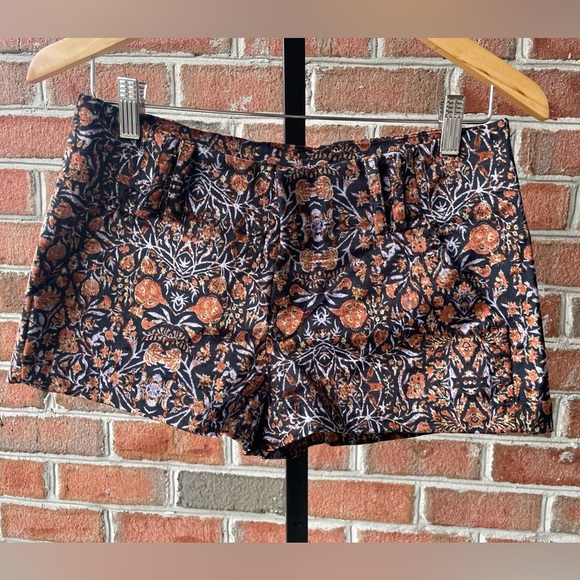 Free People Floral Velvet Tapestry Print Women's Shorts, Size 2 Worn once - Picture 1 of 9